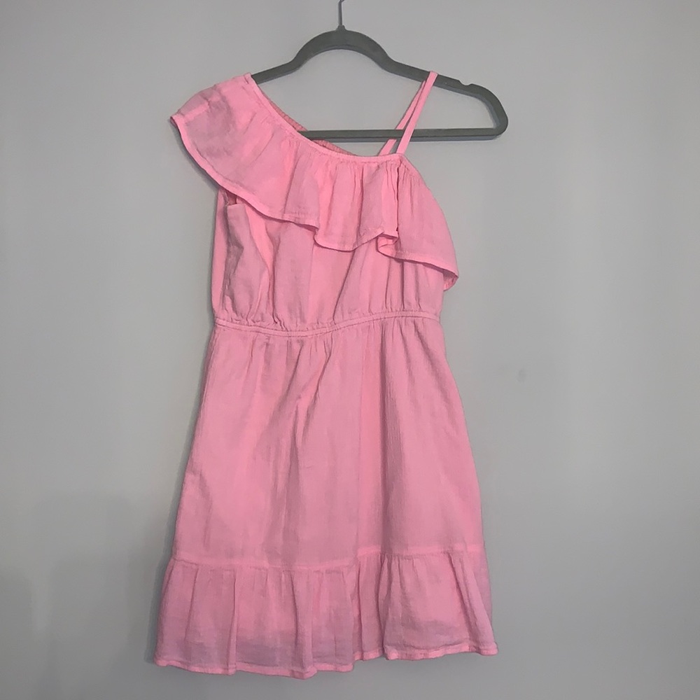 Gap Kids Pink One Shoulder Dress Size XL 12
